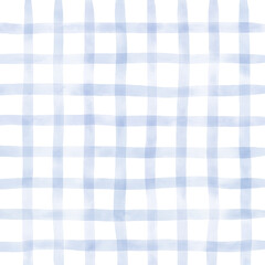 Light Blue Plaid Hand Drawn Background Overlay