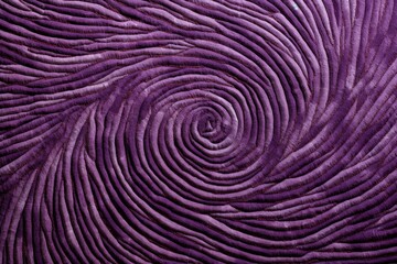 Purple paterned carpet texture from above 