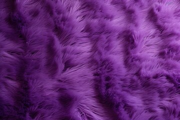 Purple plush carpet close-up photo, flat lay