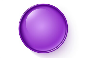 Purple round circle isolated on white background