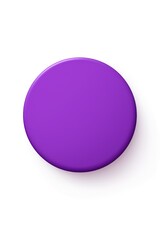 Purple round circle isolated on white background