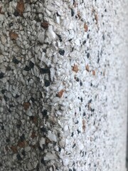 textura de un revestimiento de piedras pequeñas