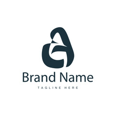 Letter a logo with simple style. Illustration of a luxury product brand template