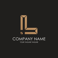 Simple Design of L Letter Elements