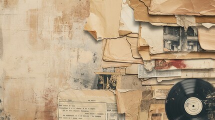 a background made of old paper - obrazy, fototapety, plakaty