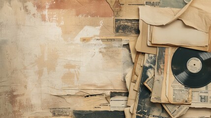 a background made of old paper - obrazy, fototapety, plakaty