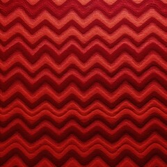 Fototapeta na wymiar Red zig-zag wave pattern carpet texture background