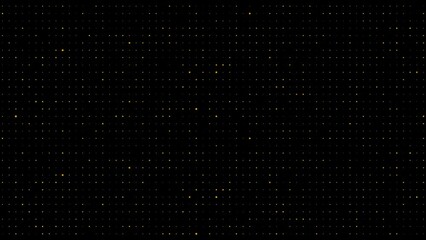 Flashing particle abstract background with dots
