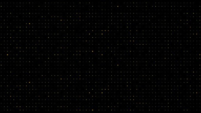 Flashing particle abstract background with dots
