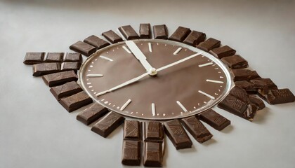 chocolate clock