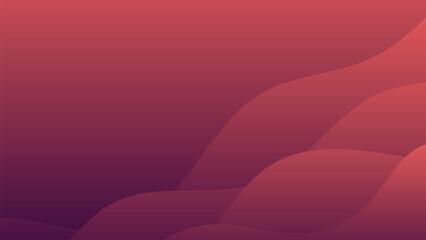 vector abstract gradient background, red liquid waves