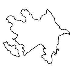 azerbaijan map, azerbaijan vector, azerbaijan outline, azerbaijan