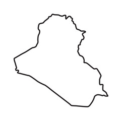 iraq map, iraq vector, iraq outline, iraq