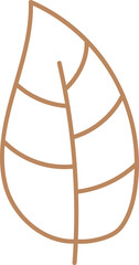 Tree Leaf Outline