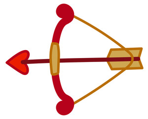 Kids Valentine's Day Cupid's Bow Illustration