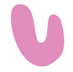 Hand Drawn Flat Abstract Shapes Vector 