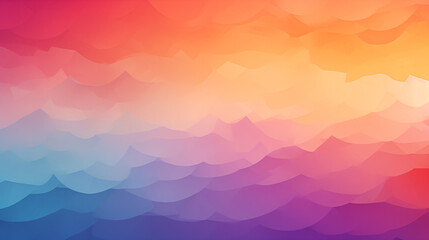 Abstract Vibrant Geometric Waves with Gradient Colors Background