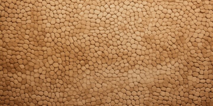 Tan paterned carpet texture from above