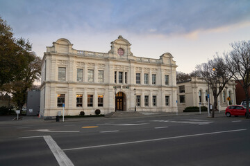 Fototapeta na wymiar Opera House in town of Oamaru, Otago, New Zealand
