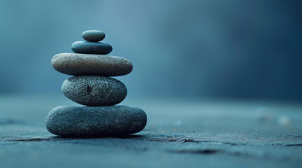 Stack of zen stones