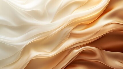 Obraz premium A dark brown that looks luxurious. The gradient between the colors creates depth and complexity within the soft pastel shades. It adds beauty and complexity to the space and is balanced.