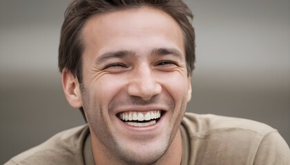 Fototapeta premium Happy laughing man