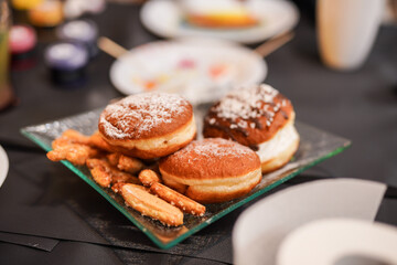 Donuts close up