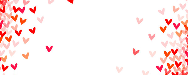 subtle accumulation of hearts in light pink tones