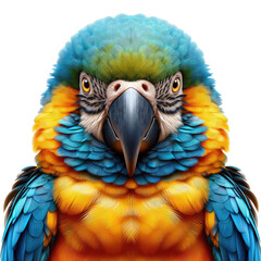 Fototapeta premium Avian Solitude: Isolated Bird on a Clear PNG Canvas - Generative AI
