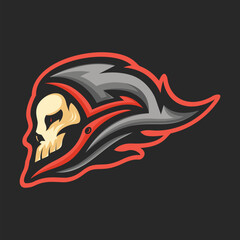 Reaper mascot logo illustration