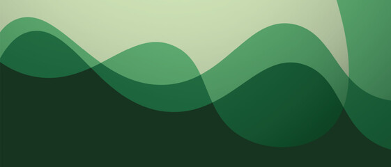 abstract green wavy background. vector illustration. eps 10