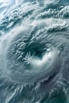 an image of a hurricane in the sky