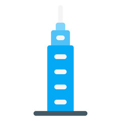 Fototapeta premium skyscraper icon 