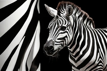 Fototapeta na wymiar A zebra illustration