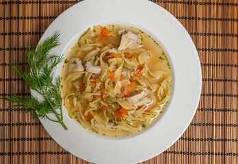 Classic Chicken noodle soup