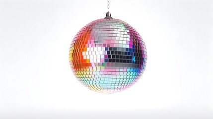 Fototapeta na wymiar Disco ball and party lights
