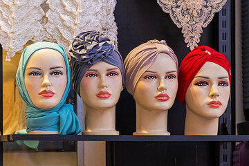 Hijab head scarf on market - 731413943