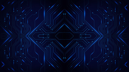 Mechatronic style Digital Background , Digital Circuit board background, Digital Wireframe Data background, Data Storage, Digital Blue Abstract Background, Data Engineering Circuit 
