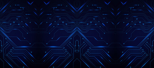 Mechatronic style Digital Background , Digital Circuit board background, Digital Wireframe Data background, Data Storage, Digital Blue Abstract Background, Data Engineering Circuit 