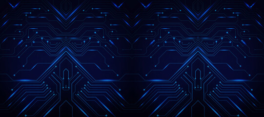 Mechatronic style Digital Background , Digital Circuit board background, Digital Wireframe Data background, Data Storage, Digital Blue Abstract Background, Data Engineering Circuit 