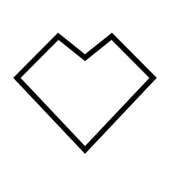 heart icon symbol, love, valentine, shape