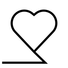 heart icon symbol, love, valentine, shape