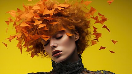 Fototapeta premium Bold and experimental fashion editorials