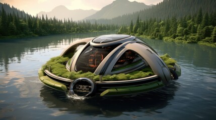 Eco friendly hovercraft