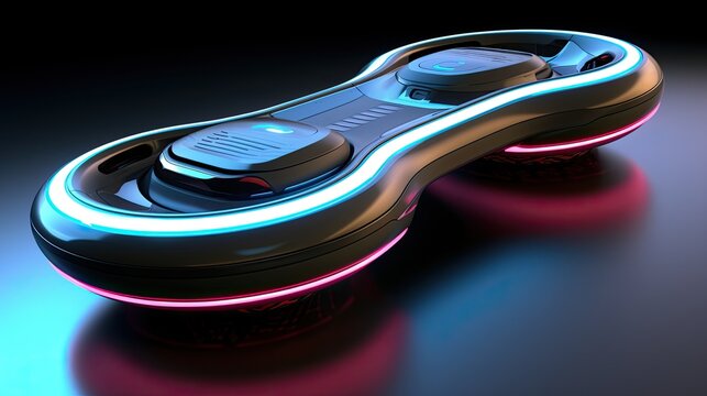 Magnetic hoverboards gliding