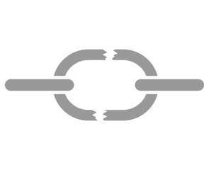 chains glyph vector icon