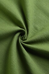 deep green color texture of fabric textile, abstract image for fashion cloth design background