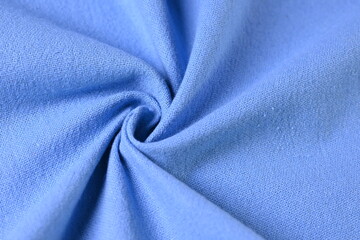 Fototapeta premium blue sea color texture of fabric textile, abstract image for fashion cloth design background