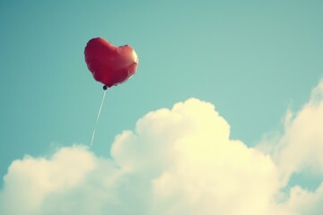 Fototapeta premium heart shaped balloons