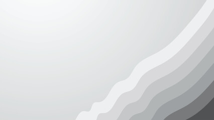 Gray gradient background wallpaper vector image for backdrop or presentation